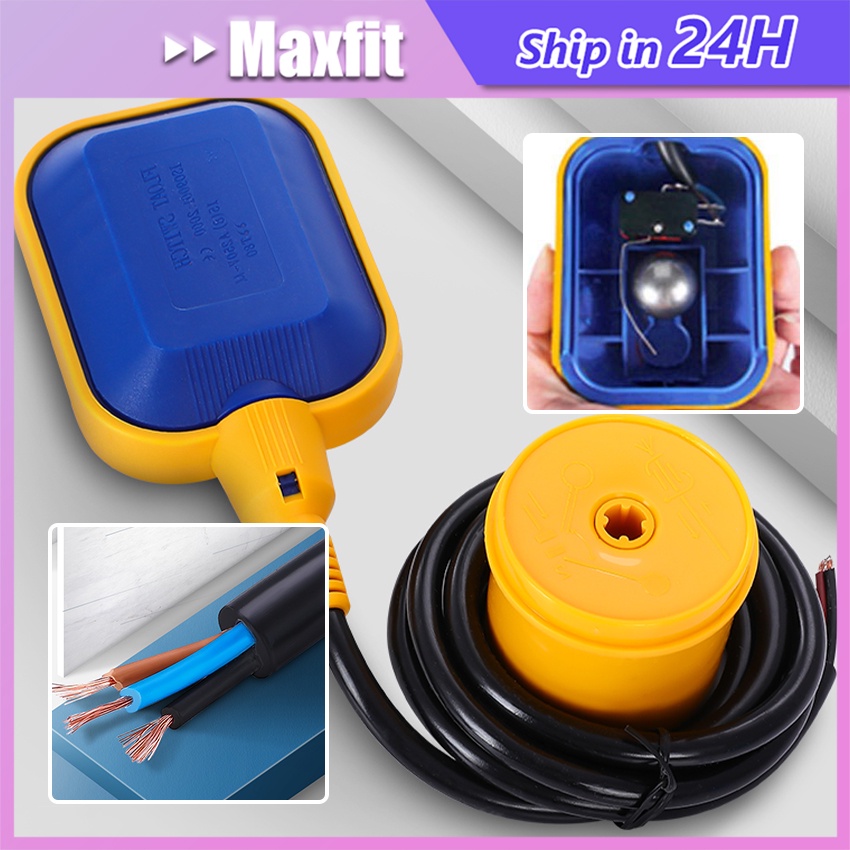Otomatis Pompa Celup Float Switch 2/5/10 meter cabel Spare Part Pompa Air floating Pelampung Air Rad