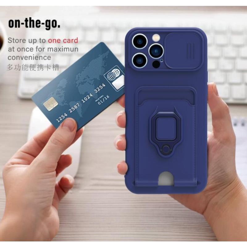 Untuk MOTO G10 G30 G22 G31 G41 G42 G50 G51 G60S G62 G9 Play Power Crossbody Lanyard Dompet Card Slot Holder Lensa Slide Phone Case Soft Cover