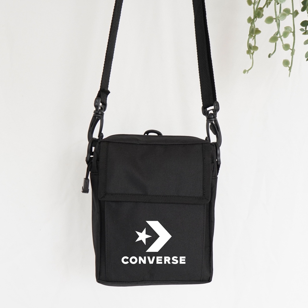 Sling Bag Mini Tas Selempang Mini Converse Bintang Material Semi Canvas