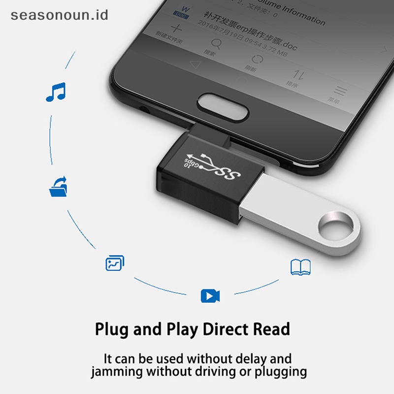 Toserba 3.0 suketdan 3.0 adaptor 3.0 suketale ke kampasype-salur kampasemale konverter ̽ype-c ke 3.0 adaptor 3.0 ̽l 3igh-speed alfinransmission konverter 3adget .