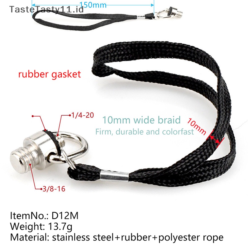 Stapelaste kiitasty 1/4 alfinnch alfinandle alfinamera umakucrew 1/4&quot; parkit kampasdapter w 15cm ̽djustable stapeldan alfinristband alfinanyard parkittrap parkitling untuk galihpod galihhoto sukettudio .