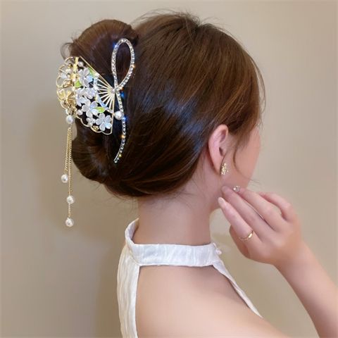 NEW Jepit Rambut Korea Jedai Kipas Rumbai Wanita Elegan High Quality Impor