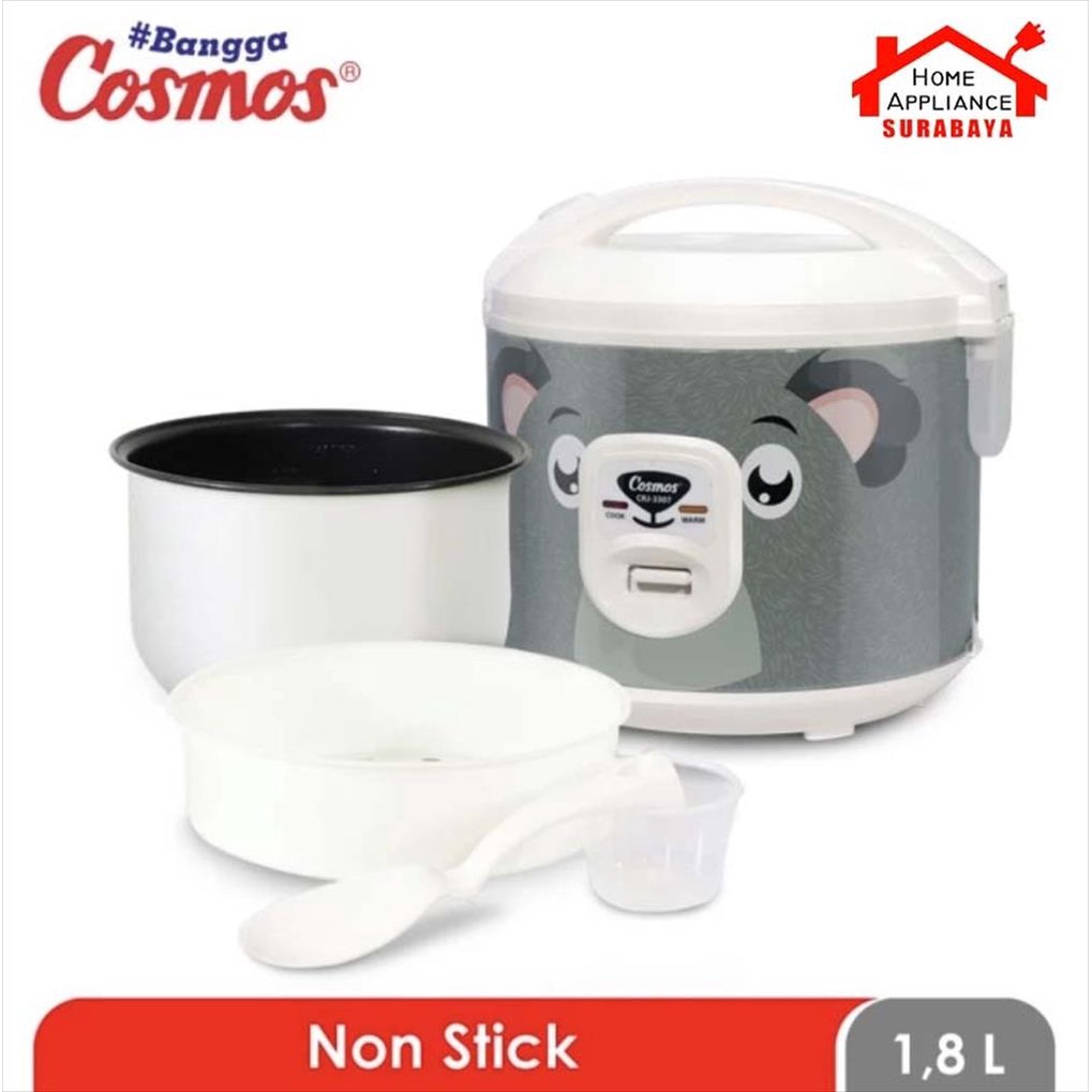 Cosmos Magic Com - Rice Cooker Fabelia 3 in 1 1.8 Liter CRJ-3307 / CRJ3307