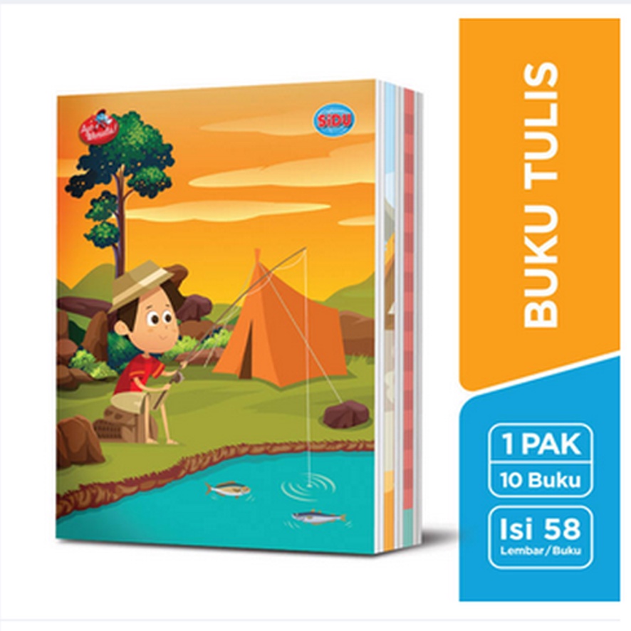 

Buku Tulis SINAR DUNIA / Buku SIDU isi 58 lembar (10 buku)