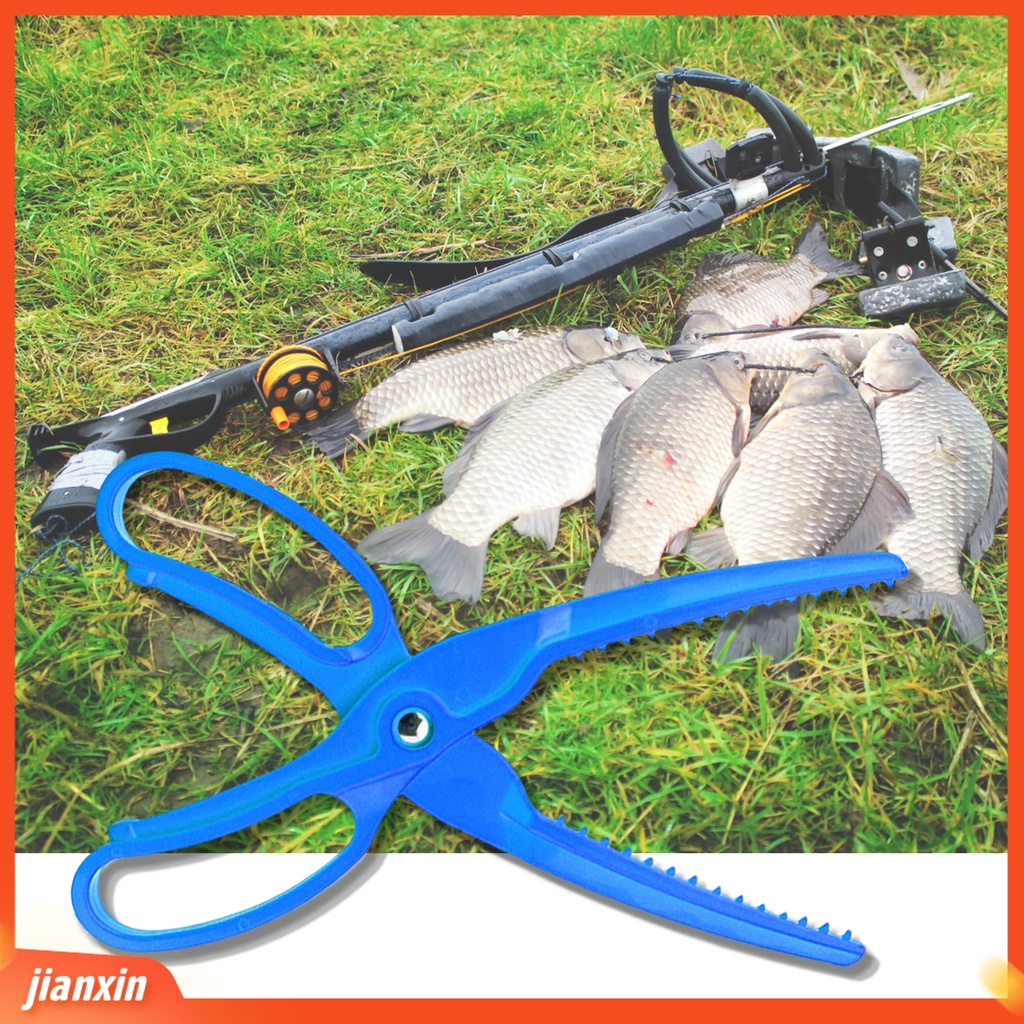 (In Stock) Fish Gripper with Sawteeth Ergonomic Handle Anti-slip Portable Profesional Menangkap Ikan Compact Tahan Lama Tang Kontrol Memancing Perlengkapan Memancing