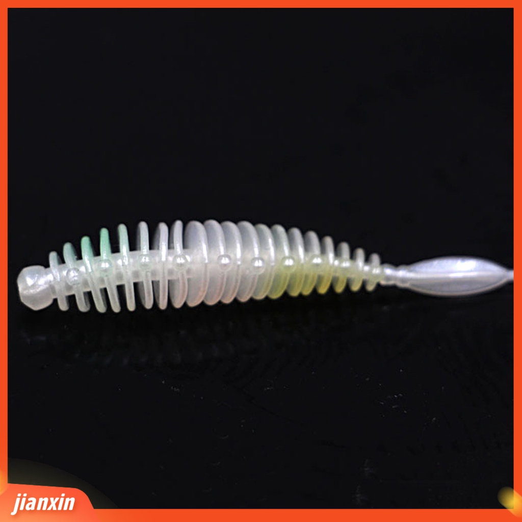 (In Stock) 8Pcs/Set 5.5cm /1.3g Umpan Pancing Simulasi Warna Terang Fleksibel Hidup Reusable Fish Attraction Universal Lembut PVC Trout Memancing Buatan Cacing Swimbait Alat Pancing