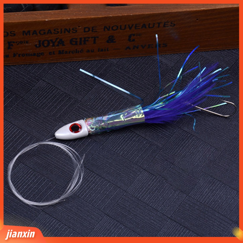 (In Stock) 19g 11cm 3D Mata Tajam Kait Berjanggut Memancing Umpan Warna Terang Logam Plastik Umpan Memancing Aksesori