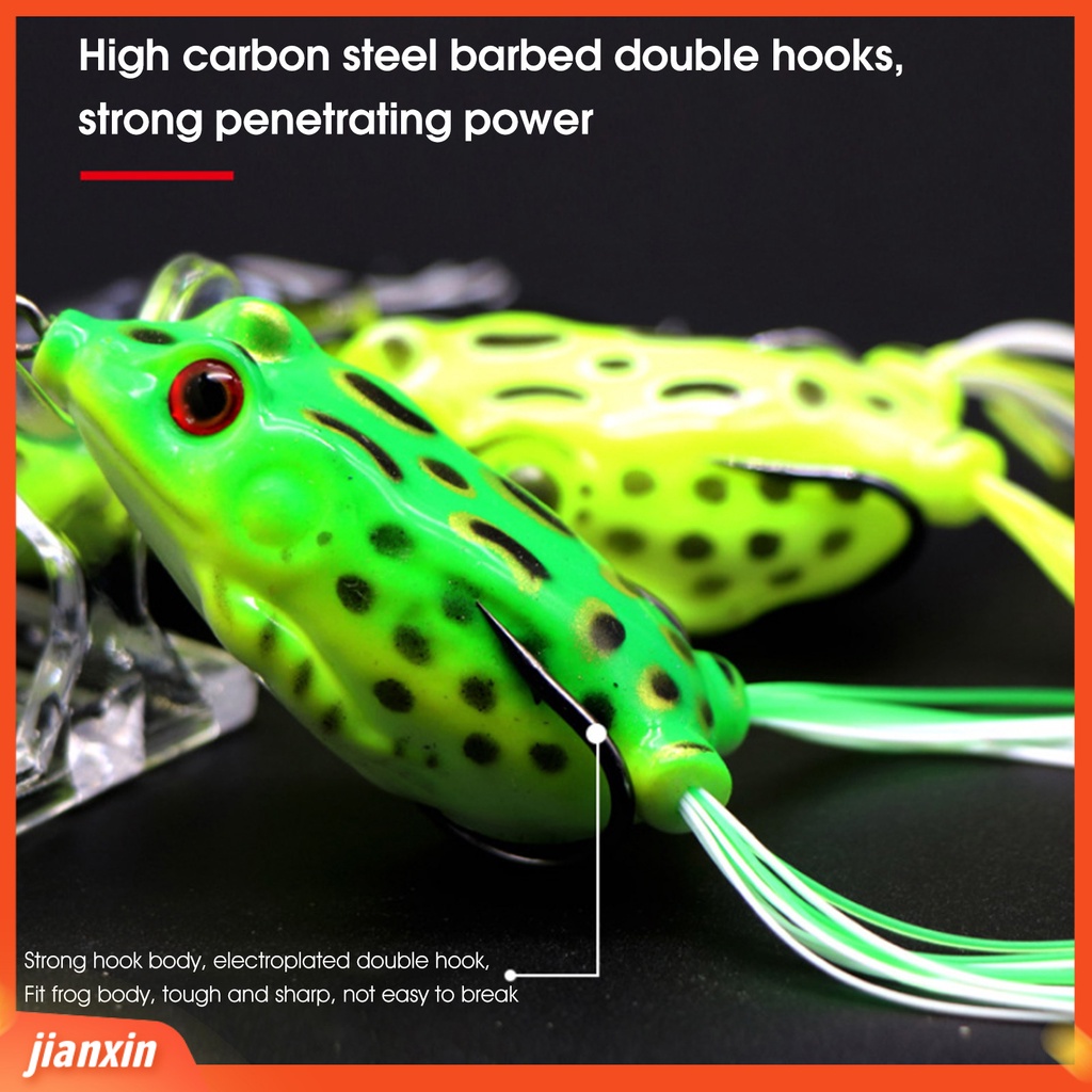 (In Stock) 5.5cm 12g Umpan Buatan Multi-layer Printing Tahan Gigit Instalasi Sederhana Thunder Kodok Menarik Ikan Hitam Umpan Palsu Untuk Memancing