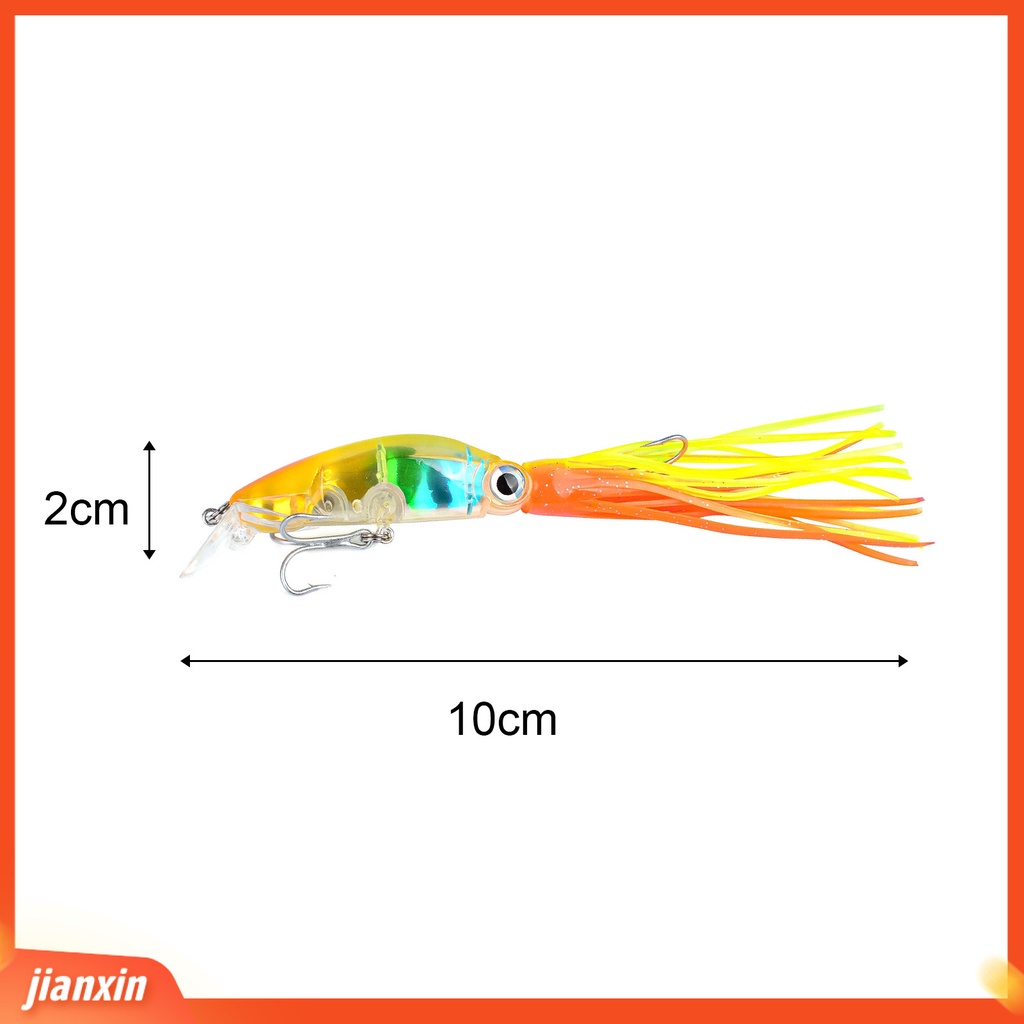 (In Stock) 10cm 18g Umpan Keras Bionic Tajam Plastik Anti-Korosi Umpan Pancing Crankbait Untuk Angling