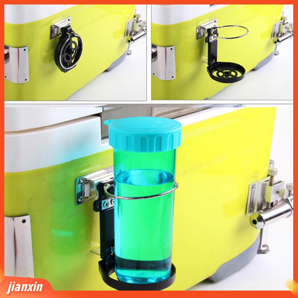 (In Stock) Kursi Kotak Pancing Lipat Water Cup Cage Teacup Holder Untuk Olahraga Outdoor