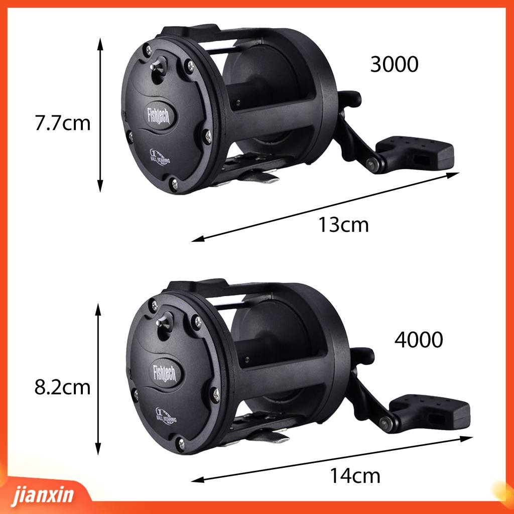 (In Stock) Baitcasting Reel Pancing Troli Roda Garis Ikan Laut Untuk Angling