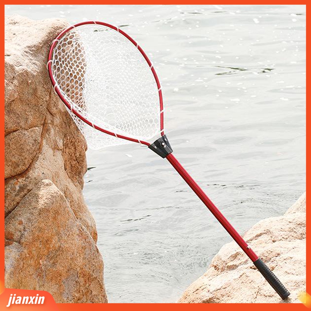 (In Stock) Landing Net Bold Rod Fast Dry Korosion Proof ABS Jaring Arahan Ikan Tahan Lama Untuk Nelayan
