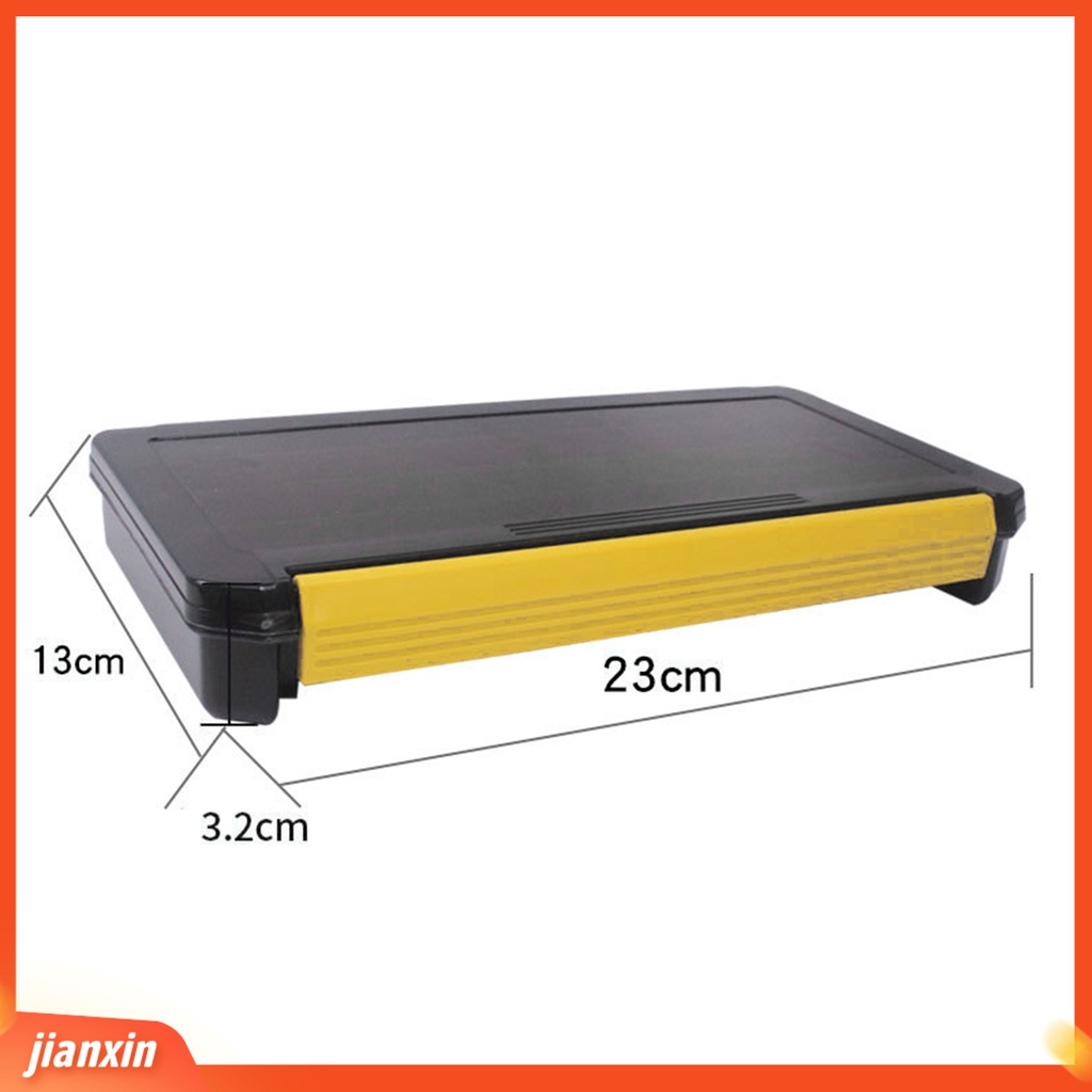 (In Stock) Kotak Umpan Pancing Satu Lapis ABS Kapasitas Besar Portabel Kotak Pancing Outdoor Lure Hooks Case Untuk Outdoor