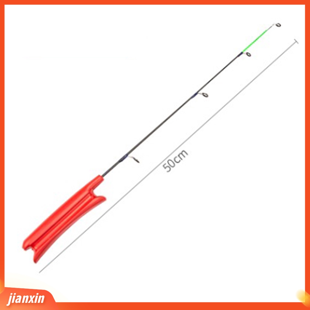 (In Stock) Ice Fishing Rod Flexible Desain Ergonomics Adjustable Pegangan Tebal Anti Slip Tiang Pancing Es Untuk Outdoor