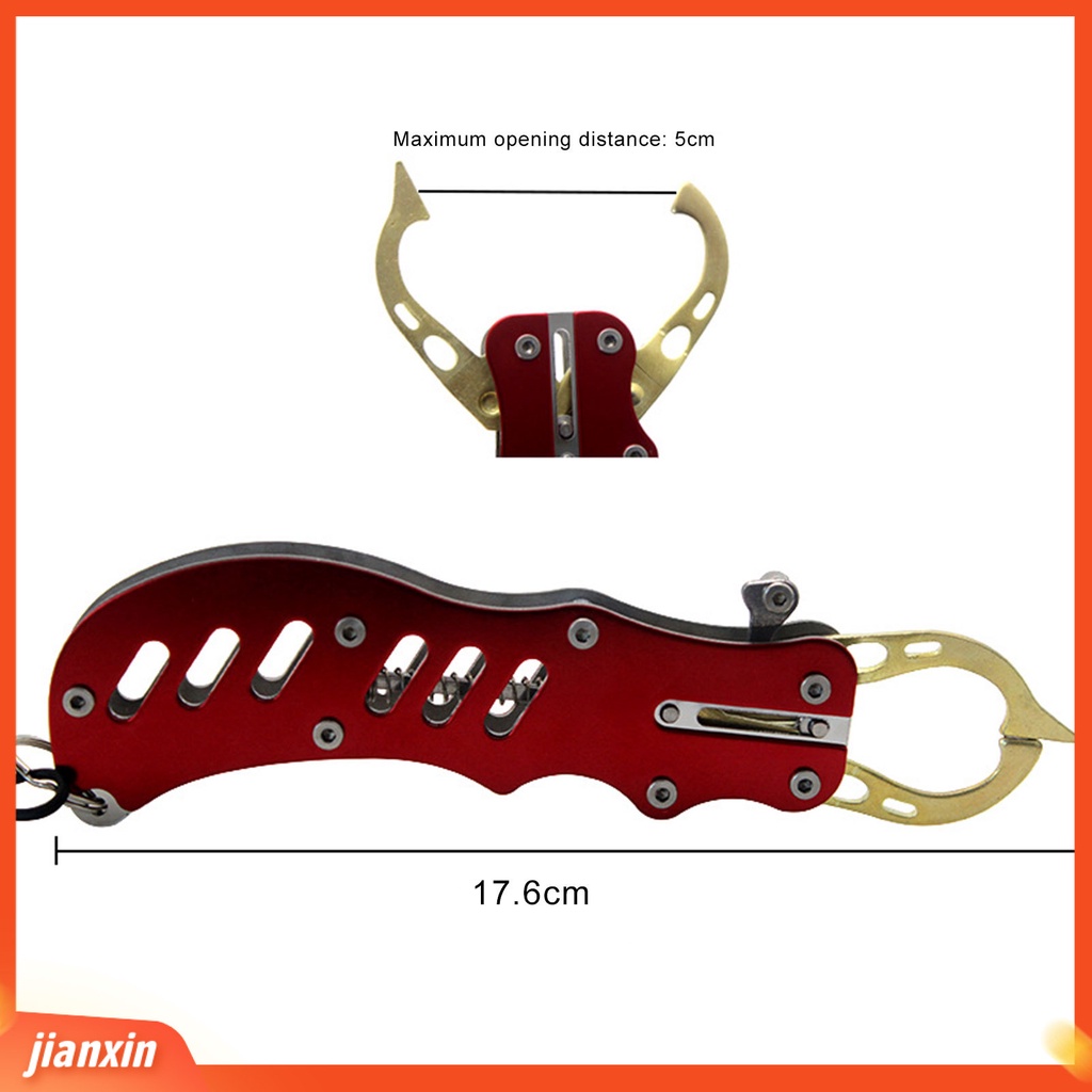 (In Stock) Stainless Steel Fishing Grip Plier Fish Lip Gripper Alat Penjepit Tackle Aksesori