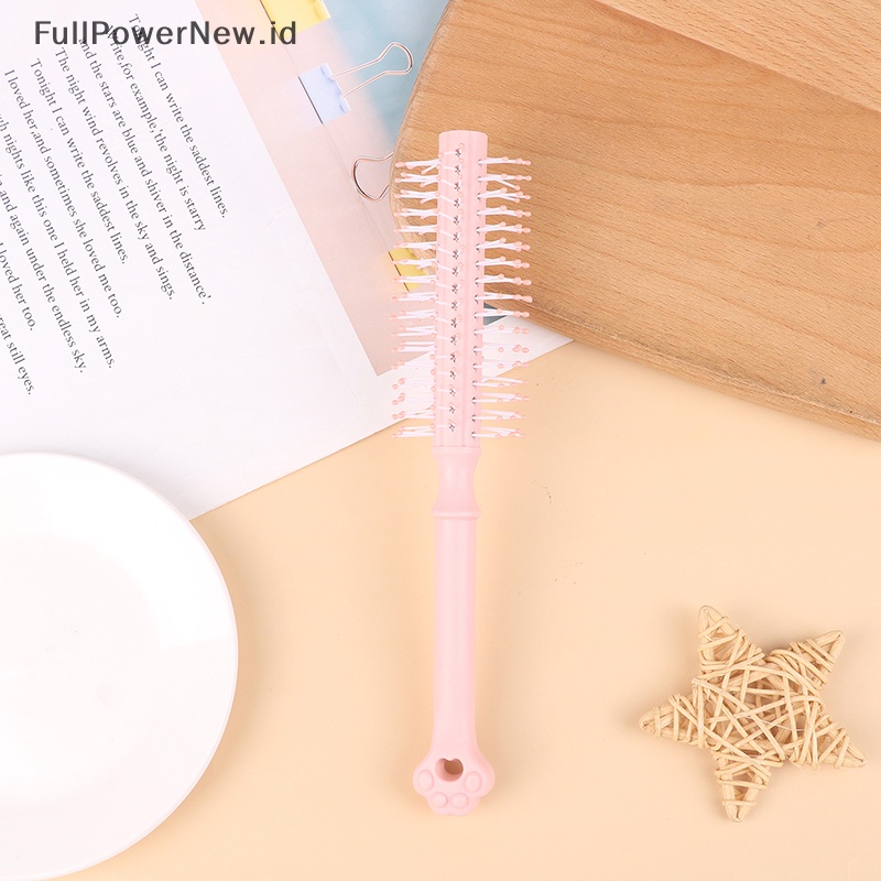 Power 1PC Roll Brush Sisir Rambut Bulat Wavy Curly Styling Care Curling Alat Salon ID