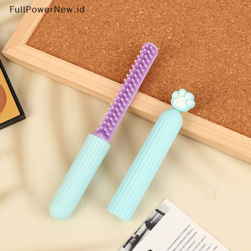 Power Lucu Travel Portable Plastik Airbag Sisir Kecil Sikat Rambut Cartooncat Claw Series Gadis Kecil Pena Sisir ID