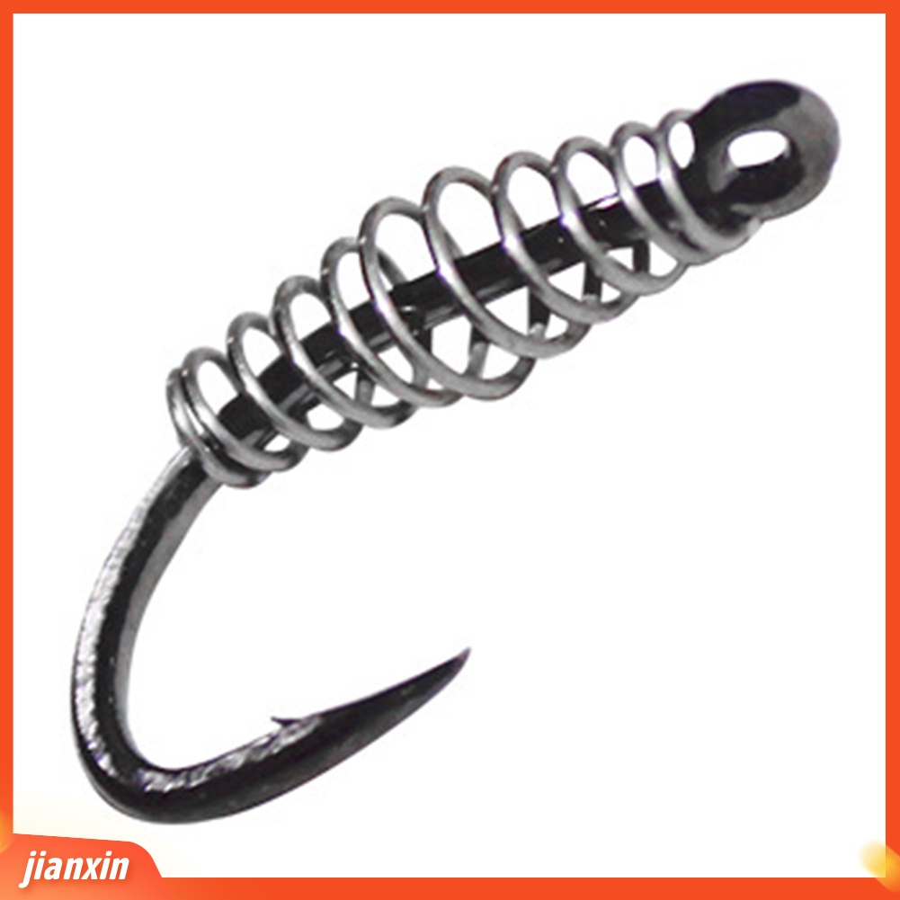 (In Stock) 10 Pcs Baja Karbon Diasah Chub Musim Semi Memancing Kait Ikan Tackle Aksesori
