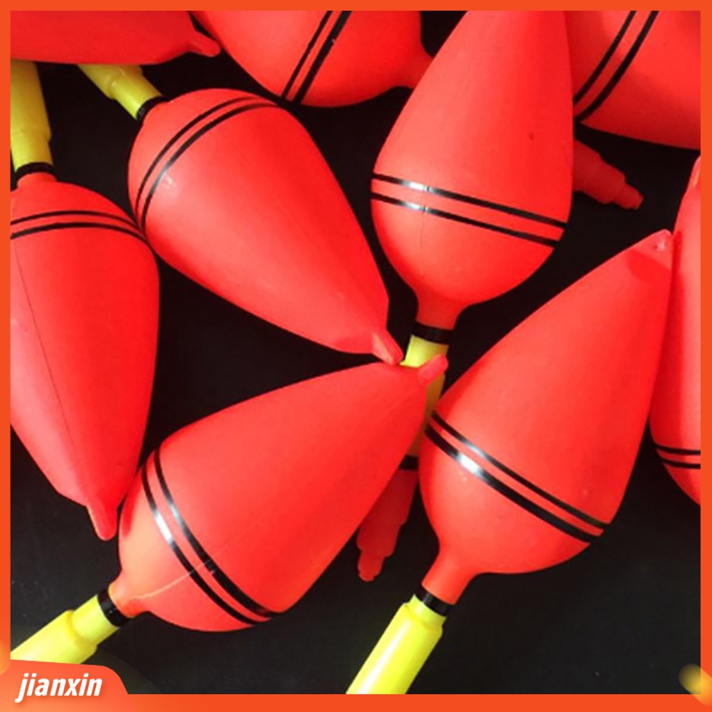 (In Stock) 10 Pcs Bentuk Olive Fish Float Bobber Pelampung Alat Pancing Aksesoris Gear