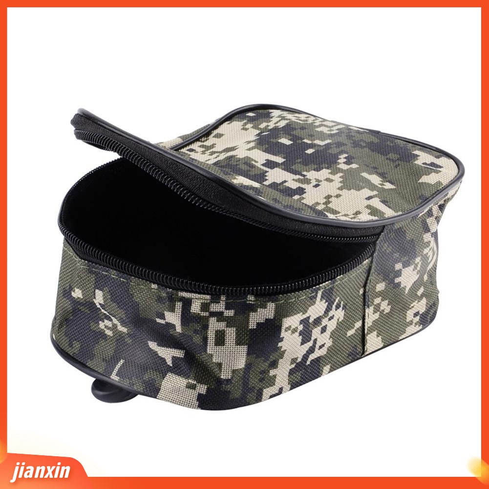 (In Stock) Tas Pinggang Gulungan Pancing Kamuflase Luar Ruangan Portable Tackle Holder Storage Pouch