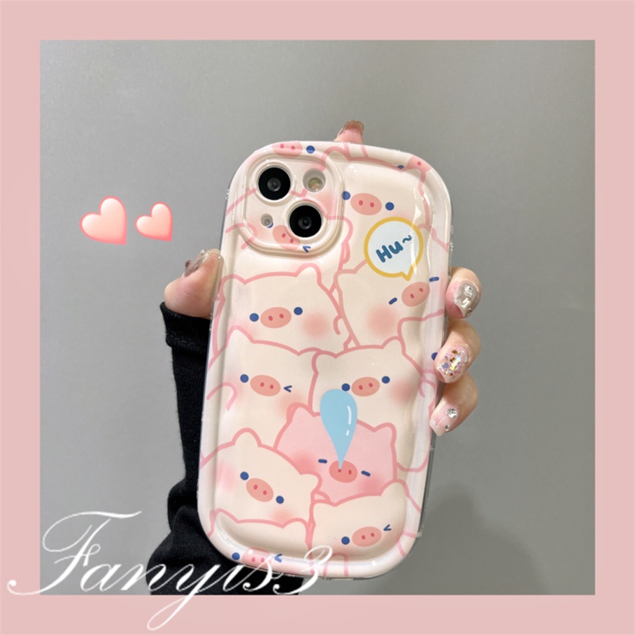Vivo Y36 Y02 Y16 Y35 V25 V25e Y22 Y22s Y02s Y15A Y15S Y01 Y21 Y21s Y20 Y20s Y17 Y15 Y12 Y11 Y1s Y91C Y91i Y33s Y20i Y12s Y51 Y31 Y50 Y30i Lovely Sleepy Pig Casing Ponsel TPU Soft Cover