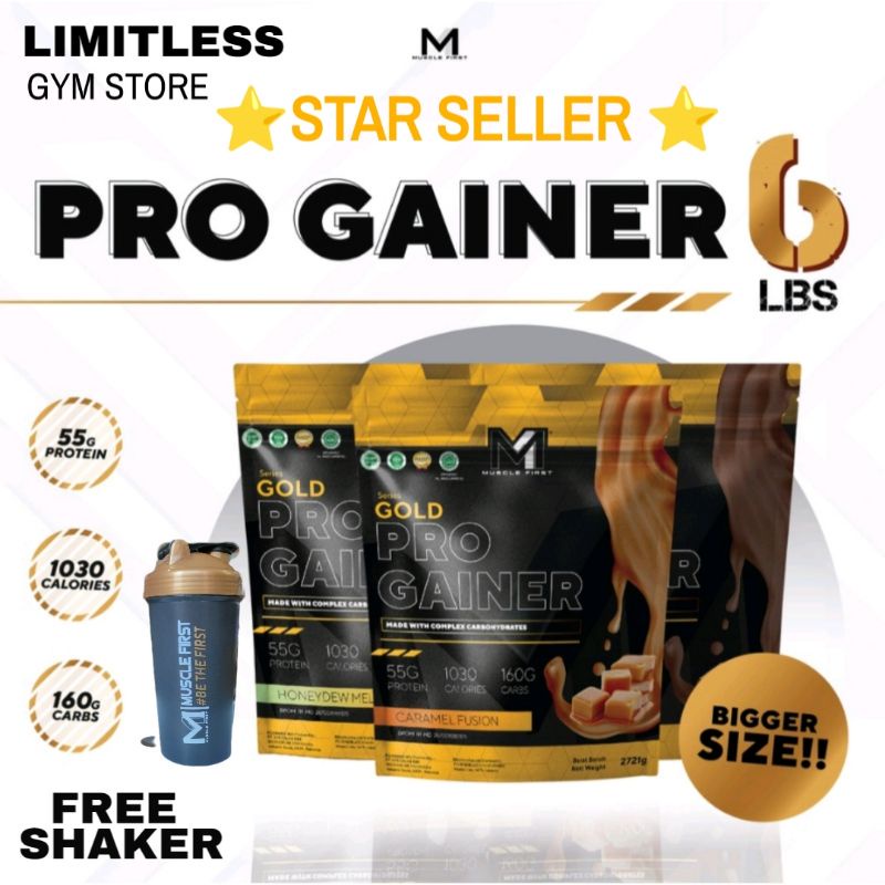 M1 PRO GAINER 6 LB BPOM Susu Mass Fitnes Pemula Gym HALAL