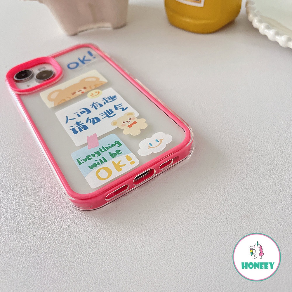 Cute Puppy 3-in-1 Phone Case Kompatibel Untuk iPhone 14 Pro 13 12 Pro Max Casing iPhone 11xr XS 7 8Plus Karakter Cina Lucu Penutup Belakang