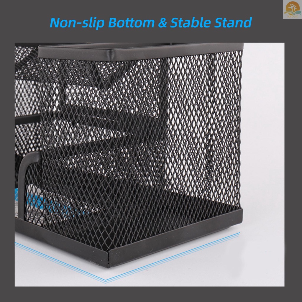 In Stock KW-triO Mesh Desk Organizer Perlengkapan Kantor Tempat Pensil Dan Keranjang Penyimpanan Untuk Untuk Desktop Organizer Penggaris Wadah Rumah Modern Bisnis Komersial Kantor Sekolah Dec