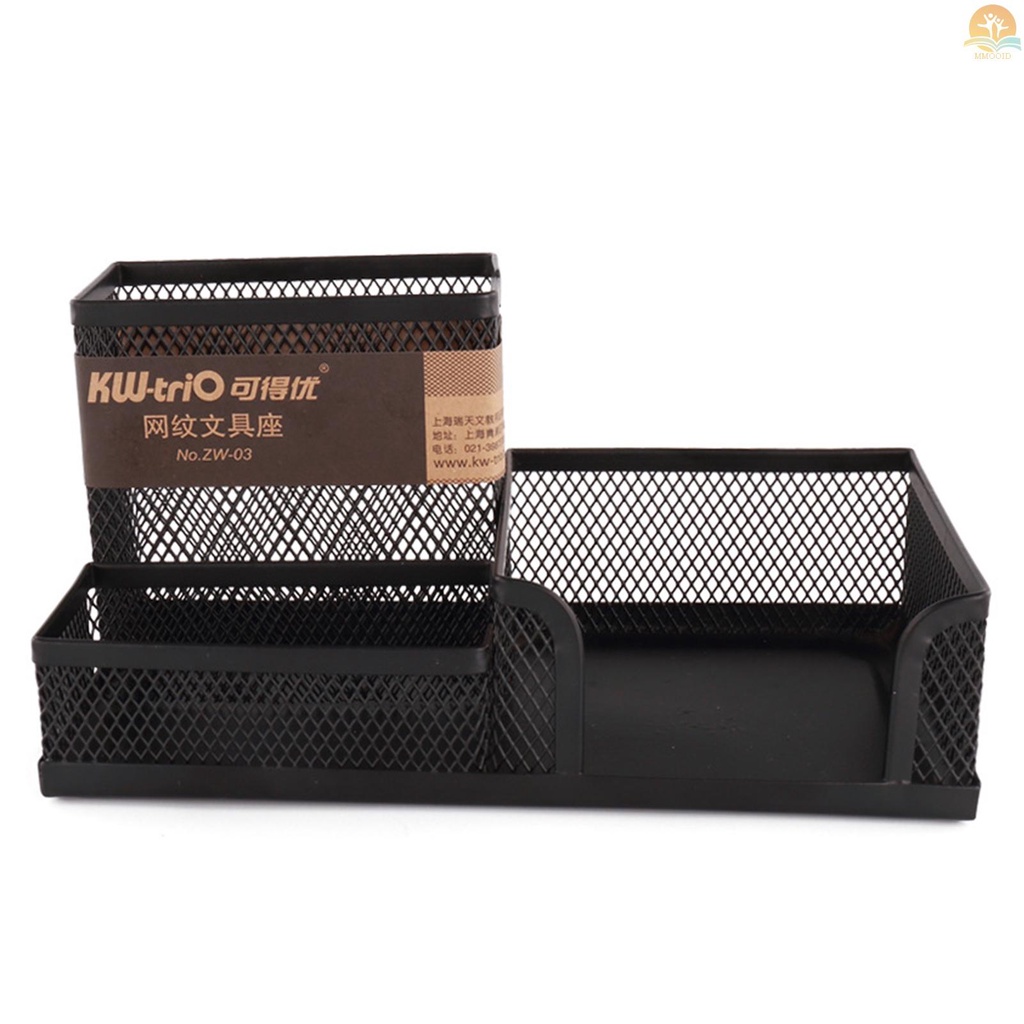 In Stock KW-triO Mesh Desk Organizer Perlengkapan Kantor Tempat Pensil Dan Keranjang Penyimpanan Untuk Untuk Desktop Organizer Penggaris Wadah Rumah Modern Bisnis Komersial Kantor Sekolah Dec