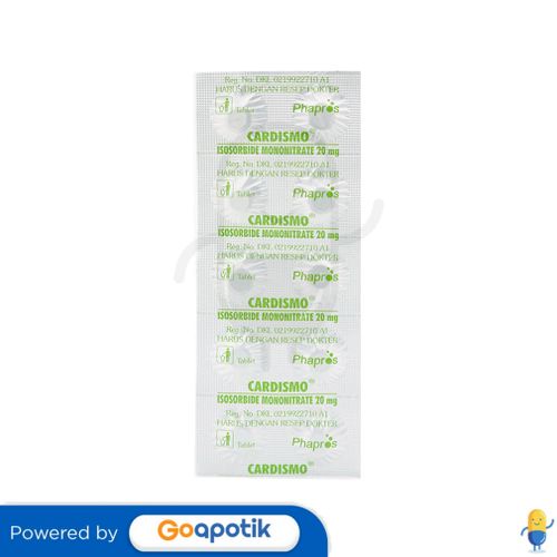 Cardismo 20 Mg Strip 10 Tablet