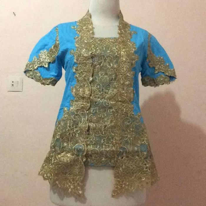 

Kebaya Modern Kutubaru Bordir Lengan Panjang 7/8 Ukuran Jumbo Big Size