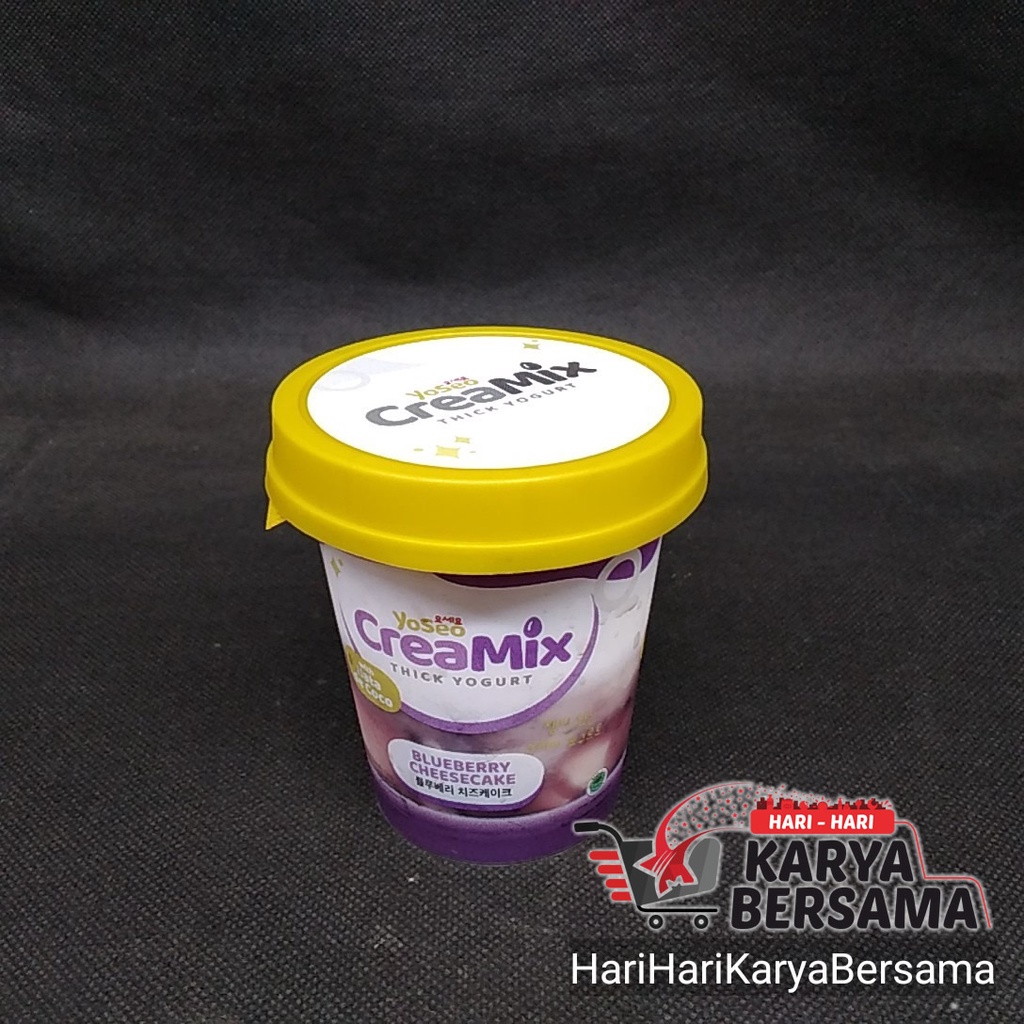 

YOSEO CREAMIX YOGURT BLUEBERRY CHEESE CAKE WITH NATA DE COCO 110GR