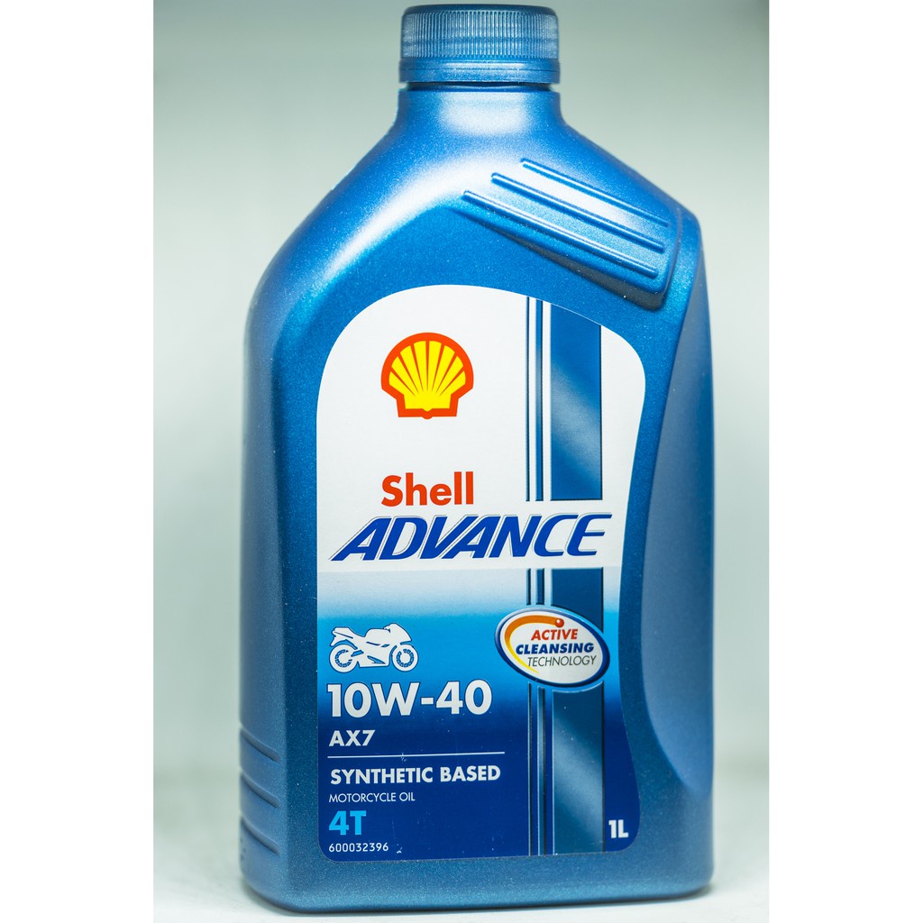 SHELL ADVANCE AX7 1L 10W-40 4T SHELL ADVANCE AX 7 OLI SHELL ADVANCE AX - 1 l
