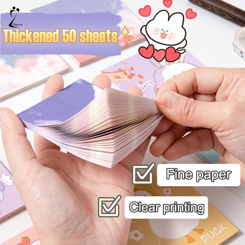 Ins Sticky Note Girls Heart Cute Sticky Note Style Student Stationery Sticky Notes Minimalis Z