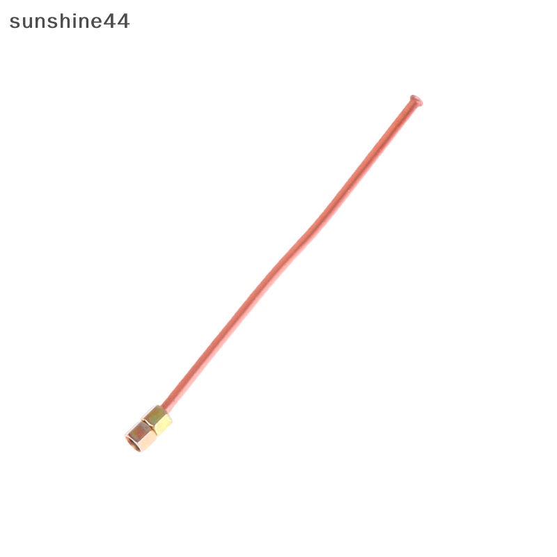 Sunshine G1 /8 9mm Kompresor Angin Exhaust Tube Pengganti 200 /400 /600 /800mm Hex Nut Copper Tone Aksesoris Kompresor Angin Sparepart Pompa Oli Kompresor Angin Connecg Pipa ID