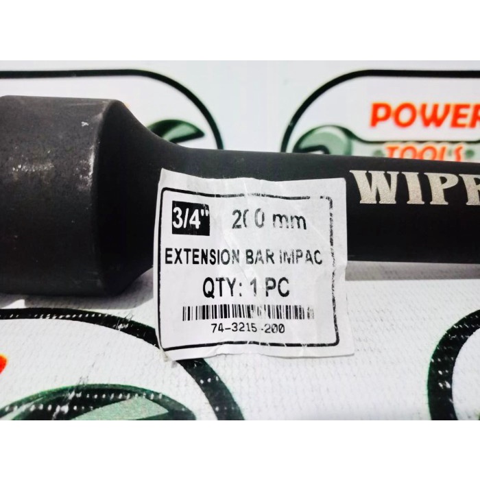 Impact Extension Bar WIPRO 3/4"  (200 mm) impact Extension Bar
