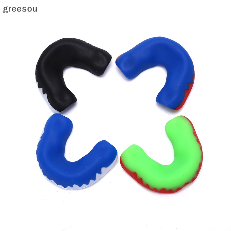 Greesou Professional Mouth Guard Muay Safety Soft EVA Pelindung Mulut Pelindung Gigi Sport ID