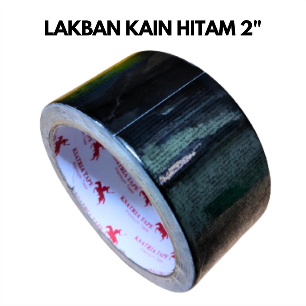 

Lakban kain hitam 2" x 10 yard / SOLATAPE JILID BUKU KUAT & LENGKET