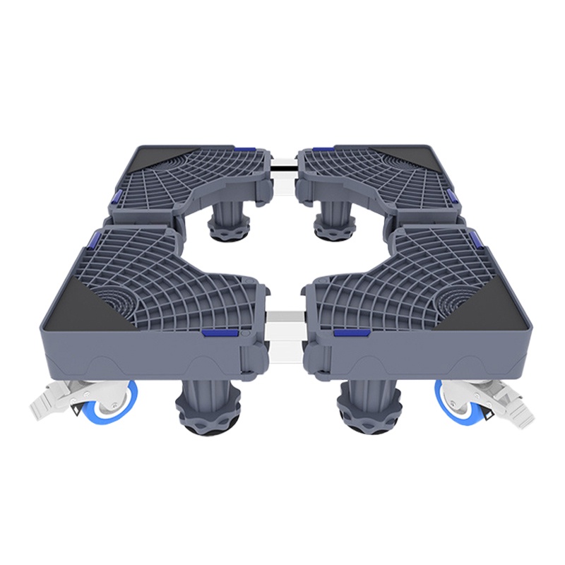 olla  Rak dasar mesin cuci drum rak penyimpanan roda universal yang dapat dilepas, braket kulkas universal, braket, alas kaki tahan guncangan