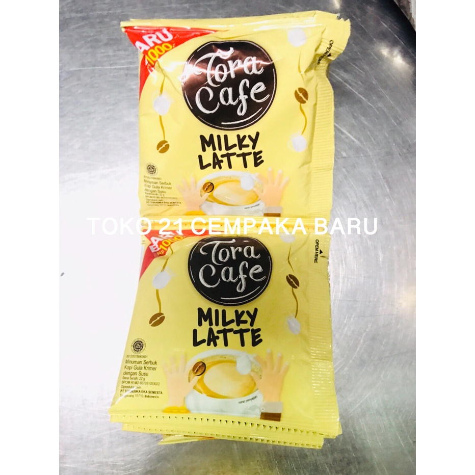 

Tora Cafe Rasa Milky Latte 1 Renceng isi 10 sachet | Kopi Torabika Toracafe Murah Promo