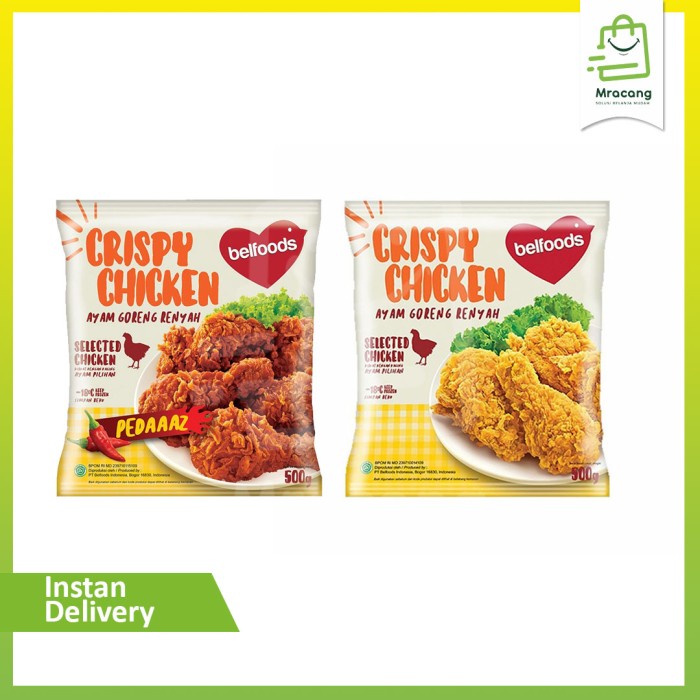 

Ayam Goreng Renyah Bellfoods - Berat 500gr