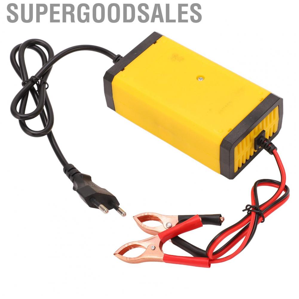 Supergoodsales DC 12V Smart   With LCD Display Multifunctional Automobile Maintainer EU Plug