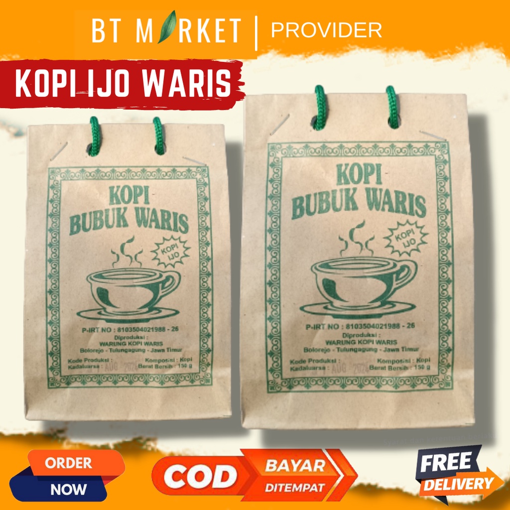 

KOPI CETHE KOPI IJO WARIS 150g KHAS TULUNGAGUNG