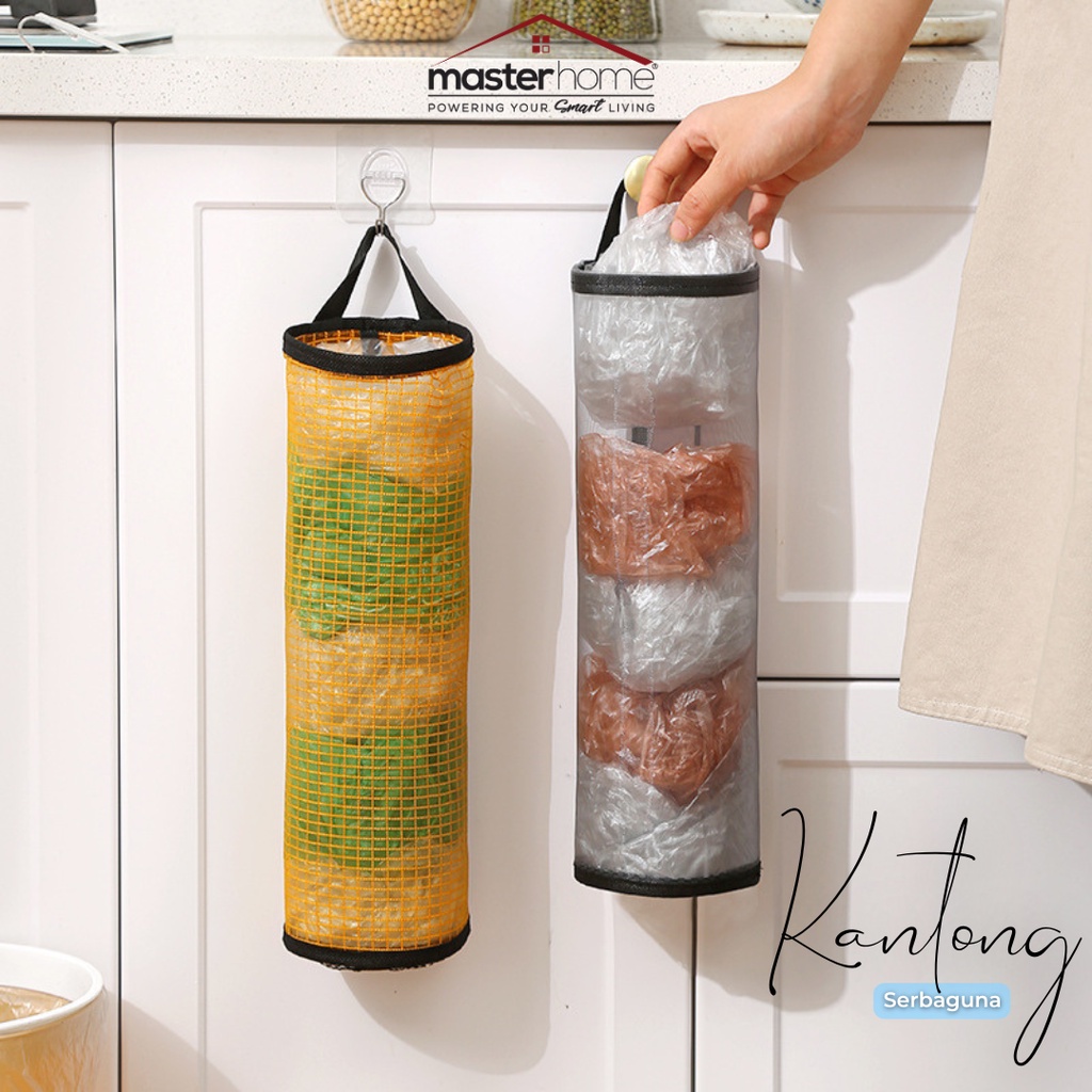 Masterhome Tempat Kantong Plastik Kresek | Storage Bag Gantung | Tas Tempat Penyimpanan Kantong Kres