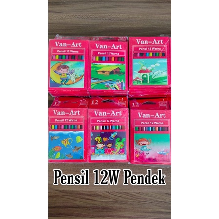 

TOKO RAHAYU - VAN ART PENSIL WARNA 12W PENDEK