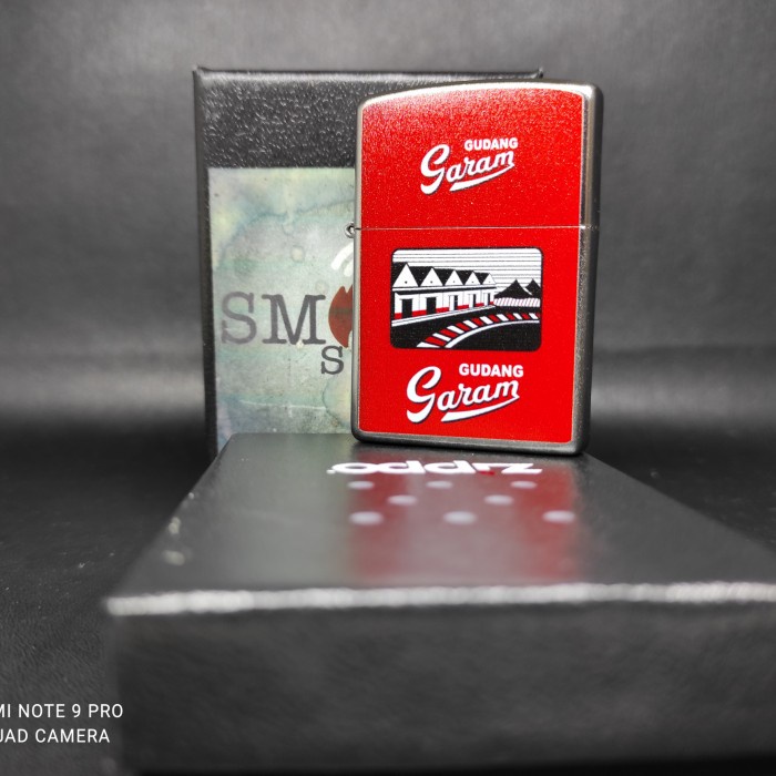 ZIPPO GUDANG GARAM MERAH ORIGINAL