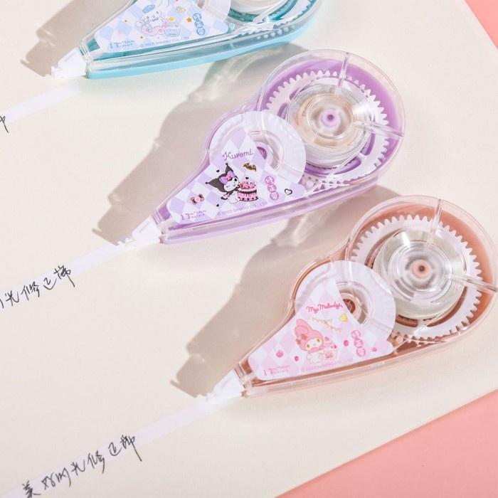 

TOKKADO Sanrio Tip-Ex Correction Tape TipEx Cinnamoroll My Melody Lucu - Cinnamoroll