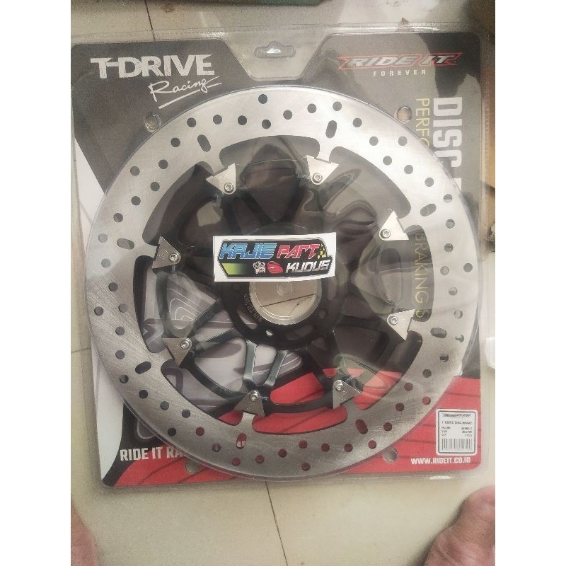 PIRINGAN CAKRAM DEPAN SUPRA BAUT 5 MODEL TDRIVE RIDE IT 300 MM SUPRA MEGAPRO BAUT 5