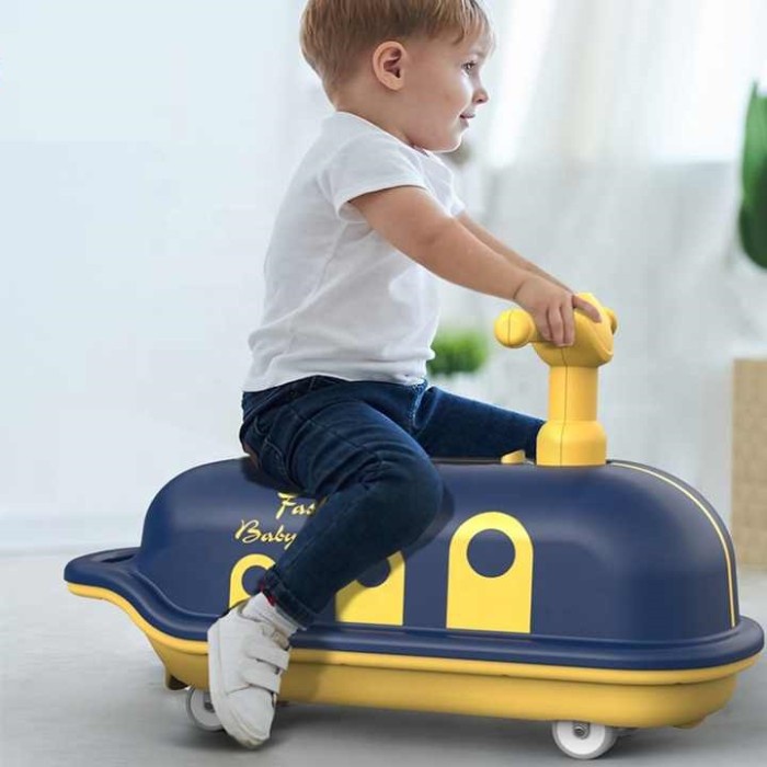 Mainan Mobil Mobilan Anak Dorong Manual Kapal Selam LED MUSIK Balita