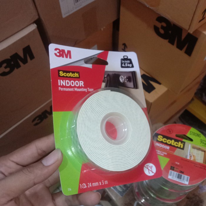 

3M Double Tape Mounting 3M Super Kuat Super Lengket 24mm